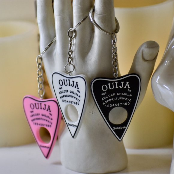Handmade Ouija Planchette Keychains - Picture 2 of 7